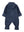 Overall aus Melangefleece Dunkelblau / Größe 62
