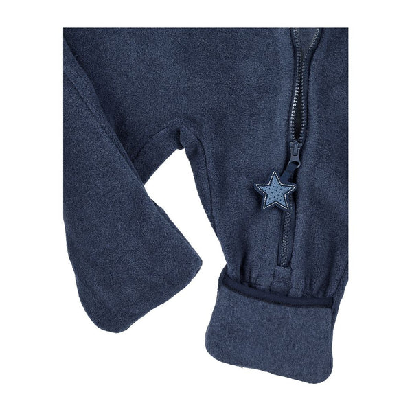 Overall aus Melangefleece Dunkelgrau / Größe 56