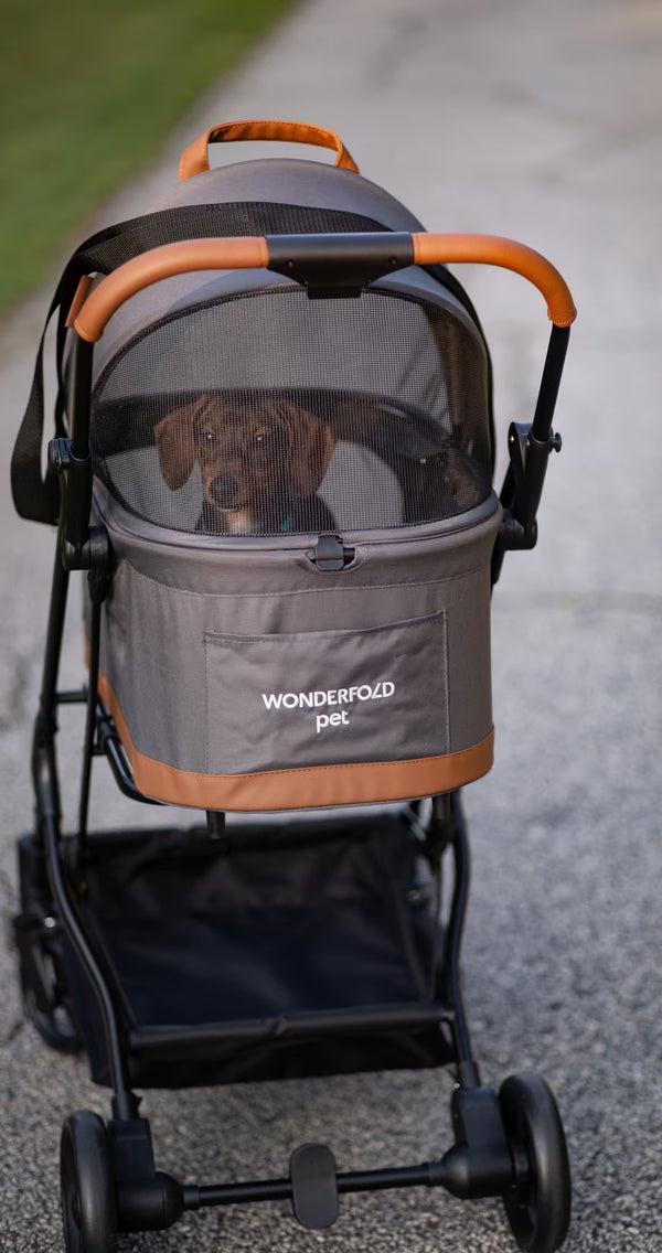 Wonderfold P2 Pet Stroller Grau