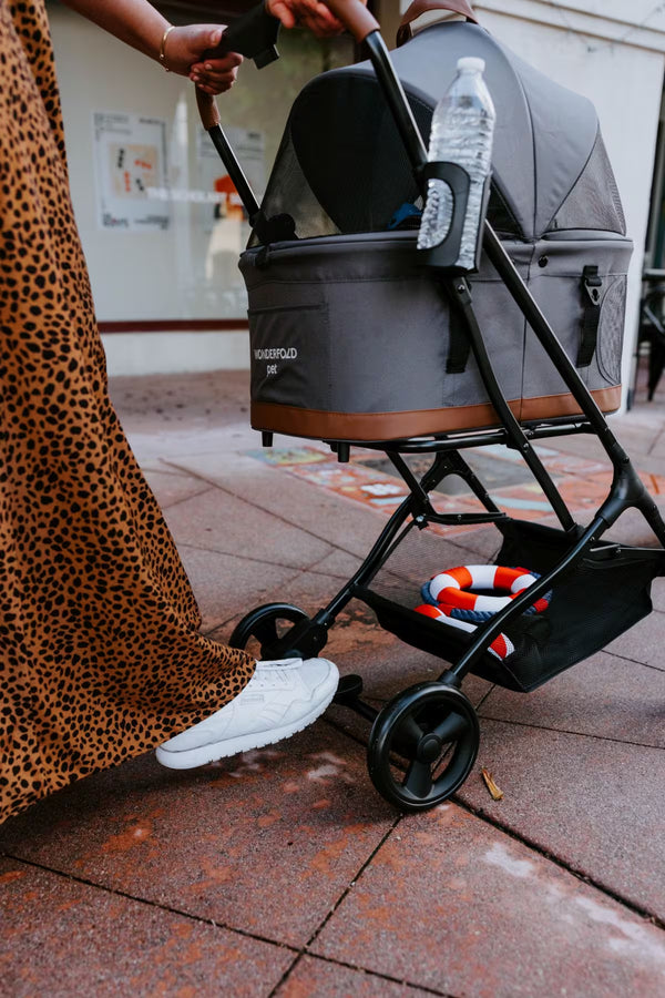 Wonderfold P2 Pet Stroller Grau