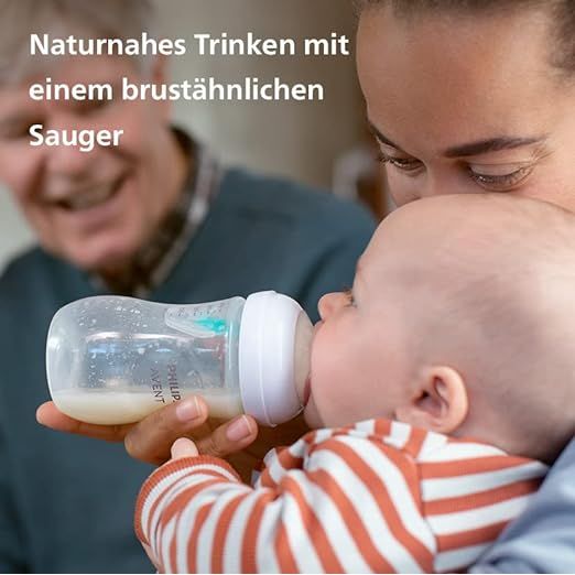 Philips Avent Natural Response Flasche mit AirFree Ventil 1m+260 ml Bärenmotiv