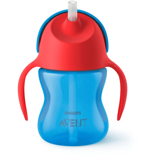 Philips Avent Strohhalmbecher Rot/Blau 9m+/200ml