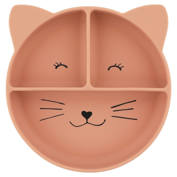 Trixie Silikonunterteilter Saugnapfteller - Frau Katze