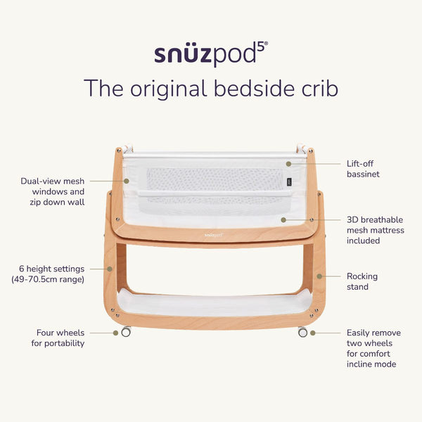 Snüz SnüzPod 5 Beistellbett Walnut
