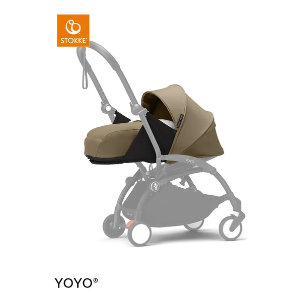 Stokke® YOYO³ Black / Toffee + Stokke Newborn Pack 0+