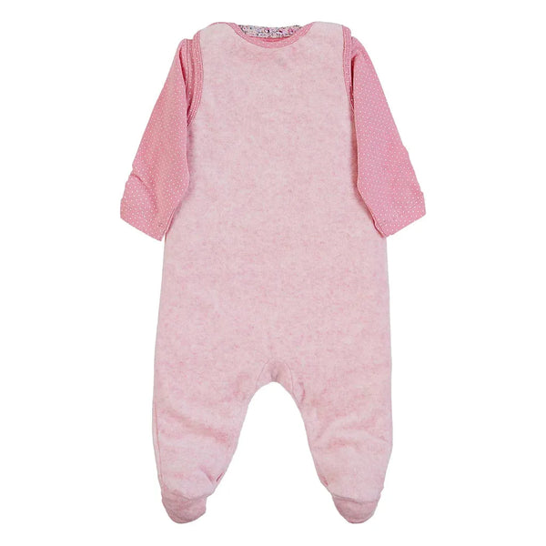 Strampler-Set Nicki Maus Mabel in Rosa / Größe 56