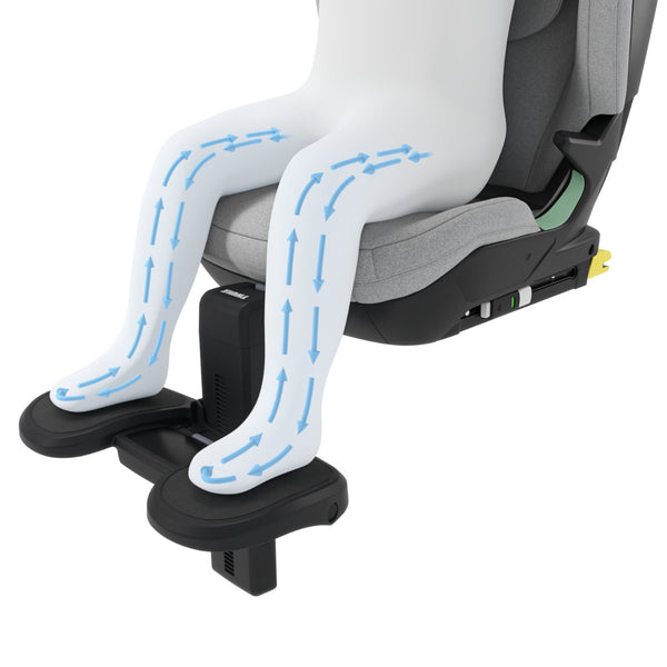 Thule Palm i-Size Soft Beige + Fußstütze (100cm - 150cm)