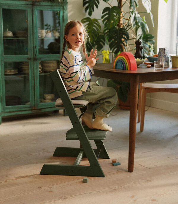 Stokke Tripp Trapp Walnut Marble Green