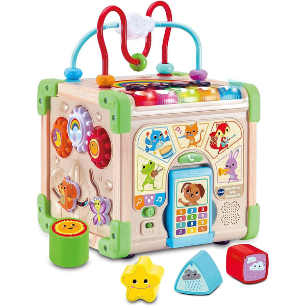 Vtech Interaktiver Holz-Spielwürfel