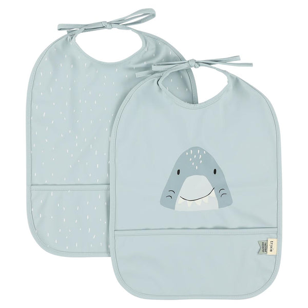 Trixie Wasserabweisendes Lätzchen 2-pack - Herr Hai