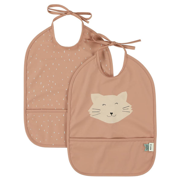 Trixie Wasserabweisendes Lätzchen 2-pack - Frau Katze