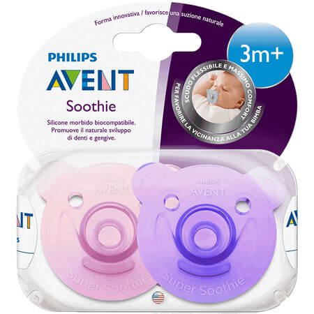 Philips Avent soothie 3m+ Lila / Rosa