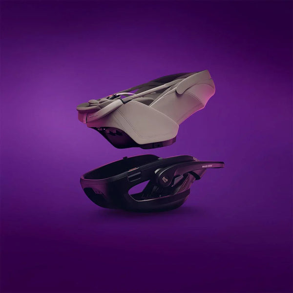 Maxi Cosi Coral Slide Pro i-Size Babyschale Moon Graphite + Family Fix Slide Tech Pro