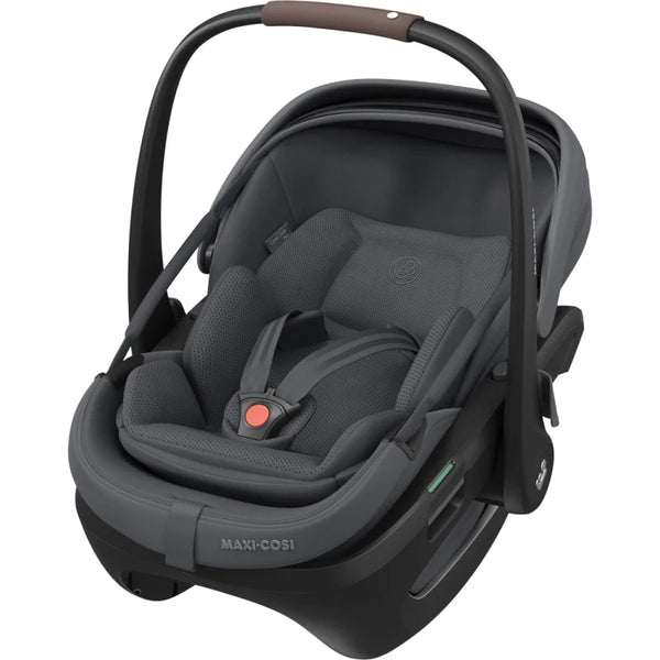 Maxi Cosi Coral Slide Pro i-Size Babyschale Moon Graphite + Family Fix Slide Tech Pro