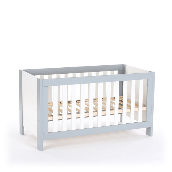 Babybay Kinder-, Baby- und Beistellbett All in One 70x140,hellgrau/ weiß lackiert + Matratze (Kopie)