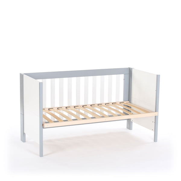 Babybay Kinder-, Baby- und Beistellbett All in One 70x140,hellgrau/ weiß lackiert + Matratze (Kopie)