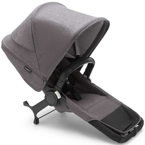 Bugaboo Donkey 5 Twin Gestell (Graphit) / Stoff (Grau Meliert) / Dach (Grau Meliert)