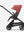 Bugaboo Dragonfly Black/Grau Meliert/Morning Red