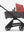 Bugaboo Dragonfly Black/Grau Meliert/Morning Red