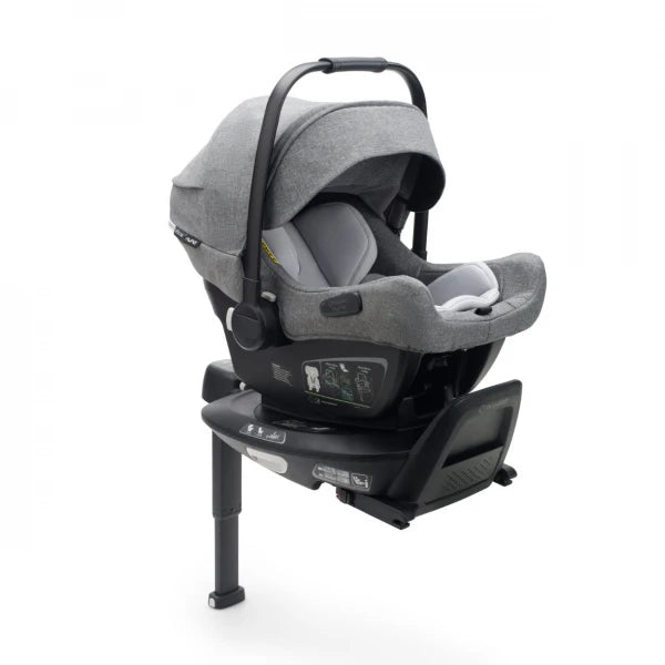 Bugaboo Turtle Air by Nuna Grau Meliert + Base 360