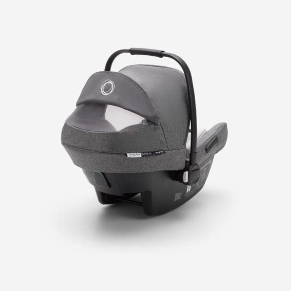 Bugaboo Turtle Air by Nuna Grau Meliert + Base 360