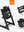 Stokke Tripp Trapp Black + Baby Set