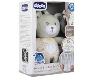 Chicco First Dreams Lullaby Stardust Nightlight Plush Bunny