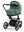 Cybex Priam Set Gestell (Chrome Black) /Stoff (Leaf Green)