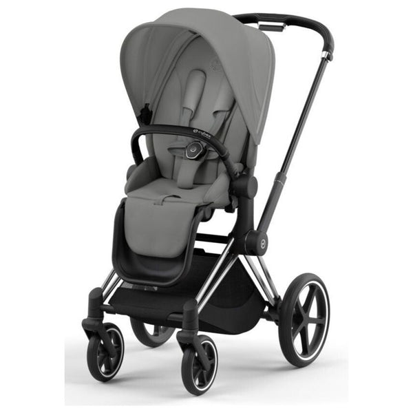 Cybex Priam Set Gestell (Chrome Black) /Stoff (Mirage Grey)