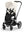 Cybex Priam Set Gestell (Chrome Black) /Stoff (Off White)