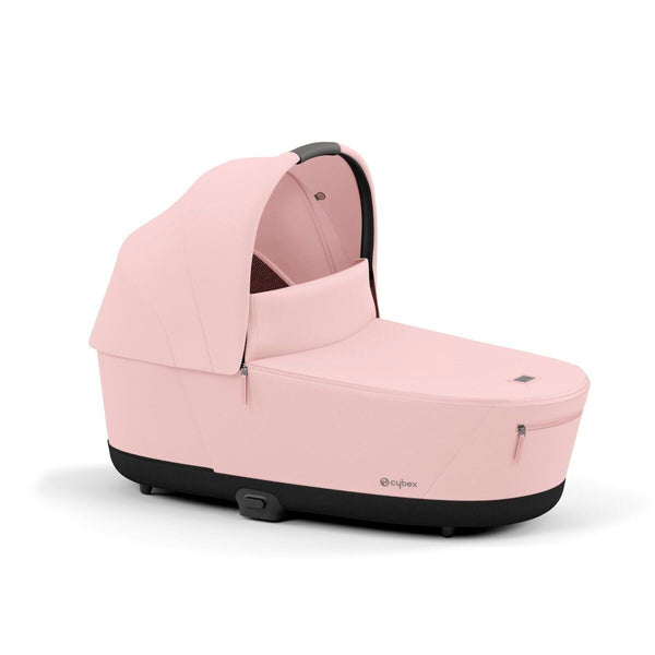 Cybex Priam Set Gestell (Chrome Black) /Stoff (Peach Pink)