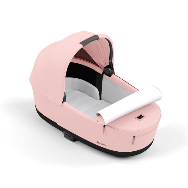 Cybex Priam Set Gestell (Chrome Black) /Stoff (Peach Pink)