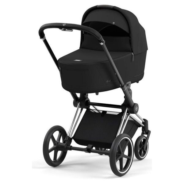 Cybex Priam Set Gestell (Chrome Black) /Stoff (Sepia Black)