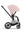 Cybex e-Priam Set Gestell (Chrome Black) /Stoff (Peach Pink)