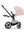 Cybex e-Priam Set Gestell (Chrome Black) /Stoff (Peach Pink)