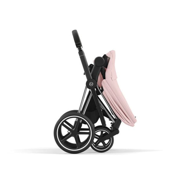 Cybex Priam Set Gestell (Chrome Brown) /Stoff (Peach Pink)