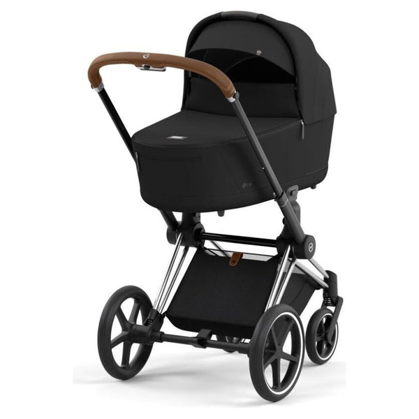 Cybex Priam Set Gestell (Chrome Brown) /Stoff (Sepia Black)