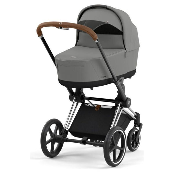 Cybex Priam Set Gestell (Chrome Brown) /Stoff (Mirage Grey)