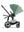 Cybex e-Priam Set Gestell (Chrome Black) /Stoff (Leaf Green)