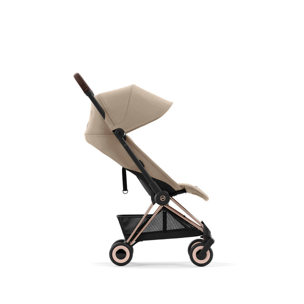 Cybex Coya Cozy Beige Gestell Rosegold