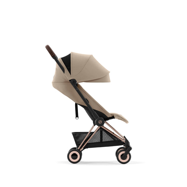 Cybex Coya Cozy Beige Gestell Rosegold