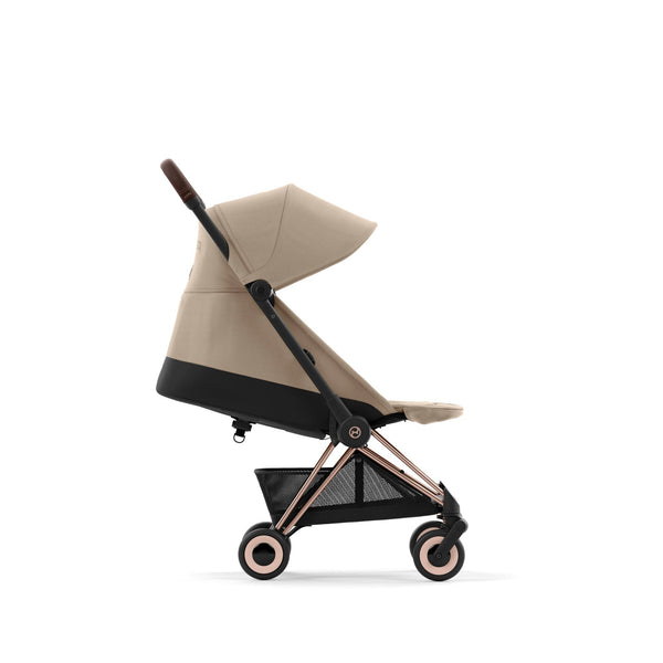 Cybex Coya Cozy Beige Gestell Rosegold