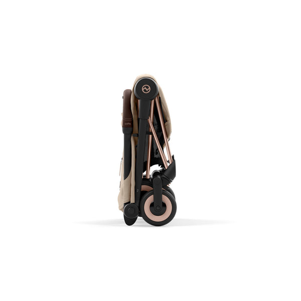 Cybex Coya Cozy Beige Gestell Rosegold