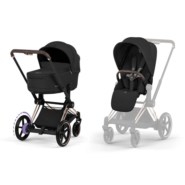 Cybex E-Priam 5.0 Style Rosegold / Sepia Black