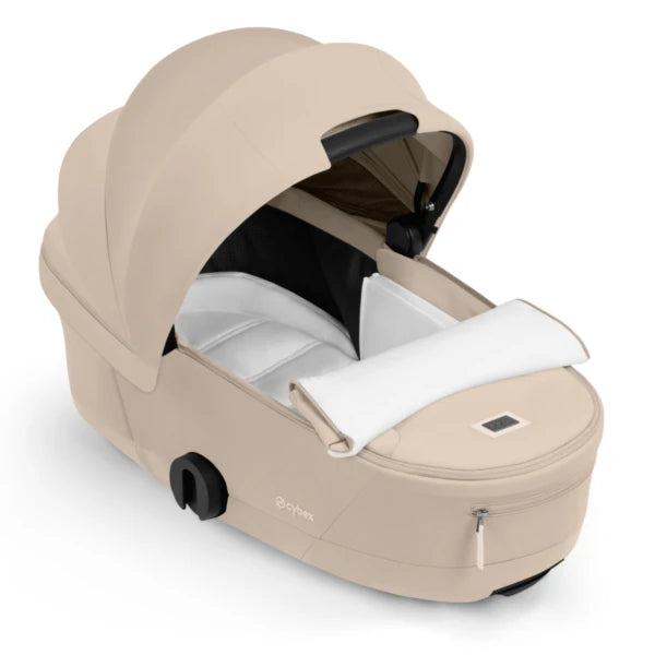 Cybex Coya mit faltbarer Babywanne - Matt Black / Cosy Beige