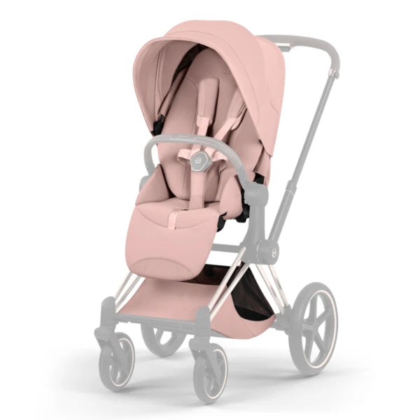 Cybex Priam 5 Style - Chrome Brown/Peach Pink
