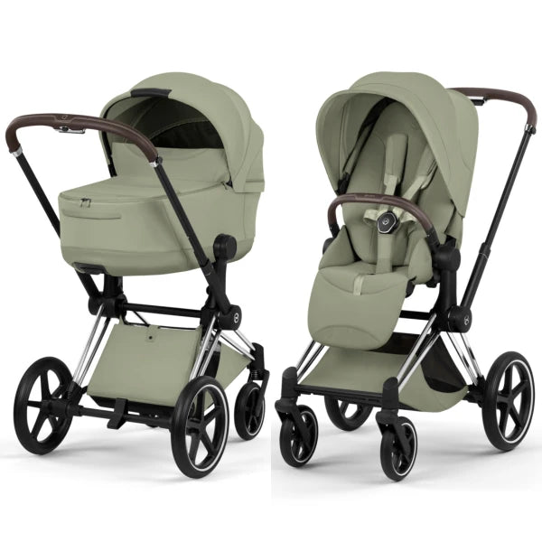 Cybex Priam 5 Style - Chrome Brown/Sage Green