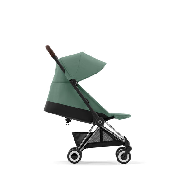 Cybex Coya Leaf Green Gestell Chrome