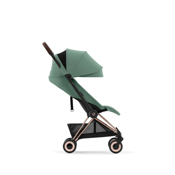 Cybex Coya Leaf Green Gestell Rosegold