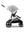 Cybex Gazelle S (Silber Rahmen)Stone Grey